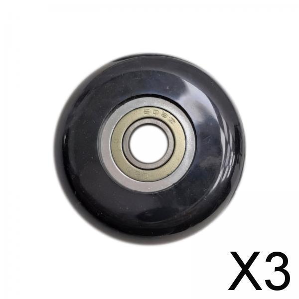 3xBearing Pulley Wheel Exercise Bike Roller Roller Skate Wheel for Training