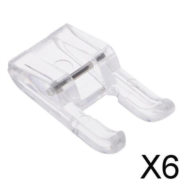 6x Sewing Machine Low Shank Open Toe Embroidery Presser Foot 8mm