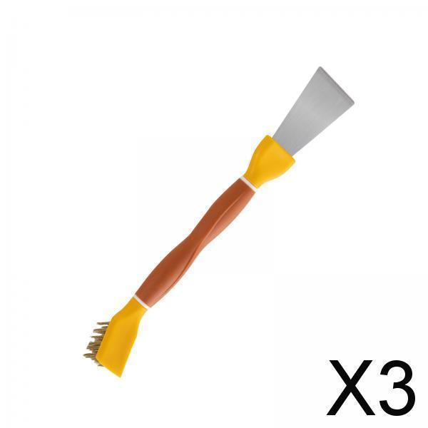 3xCreative Cleaning Brush Rust Removal Tool for Kitchen Sink Hotel Yellow