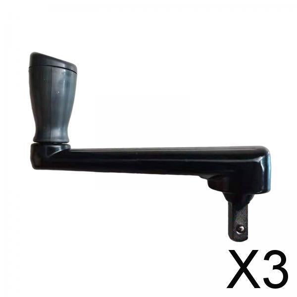 3xUmbrella Rope Middle Pole Handle Metal Deck Replace for Bench Yard Courtyard