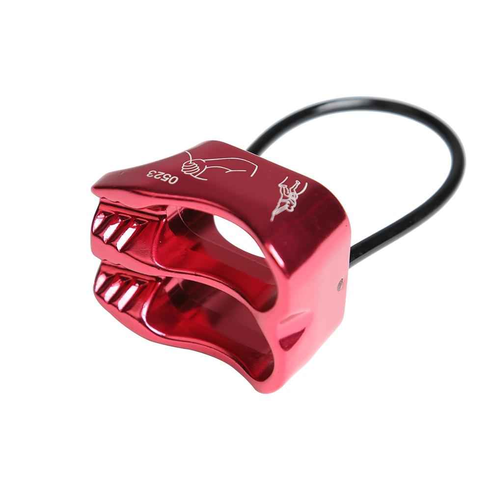 Pro Rock Climbing Tree Carving Double Slot Belay Device Rappelling Equipment