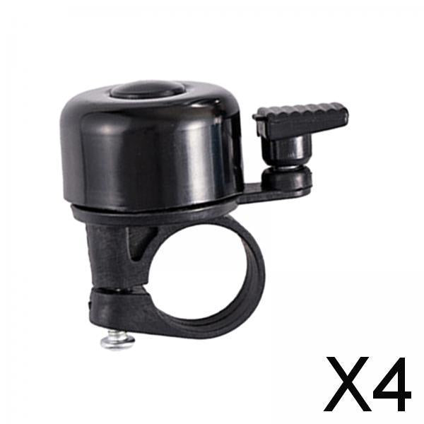 4xBike Bell Easy to Install Bicycle Bell Riding Outdoor Mountain Road Bike Black