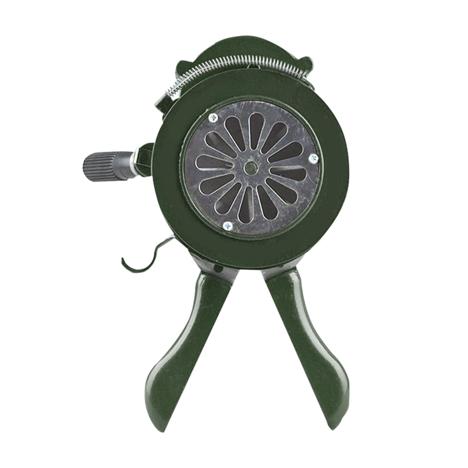 Manual Hand Crank Loud 550Hz Air ALARMS Alarm for Factories Port Flood Control Green