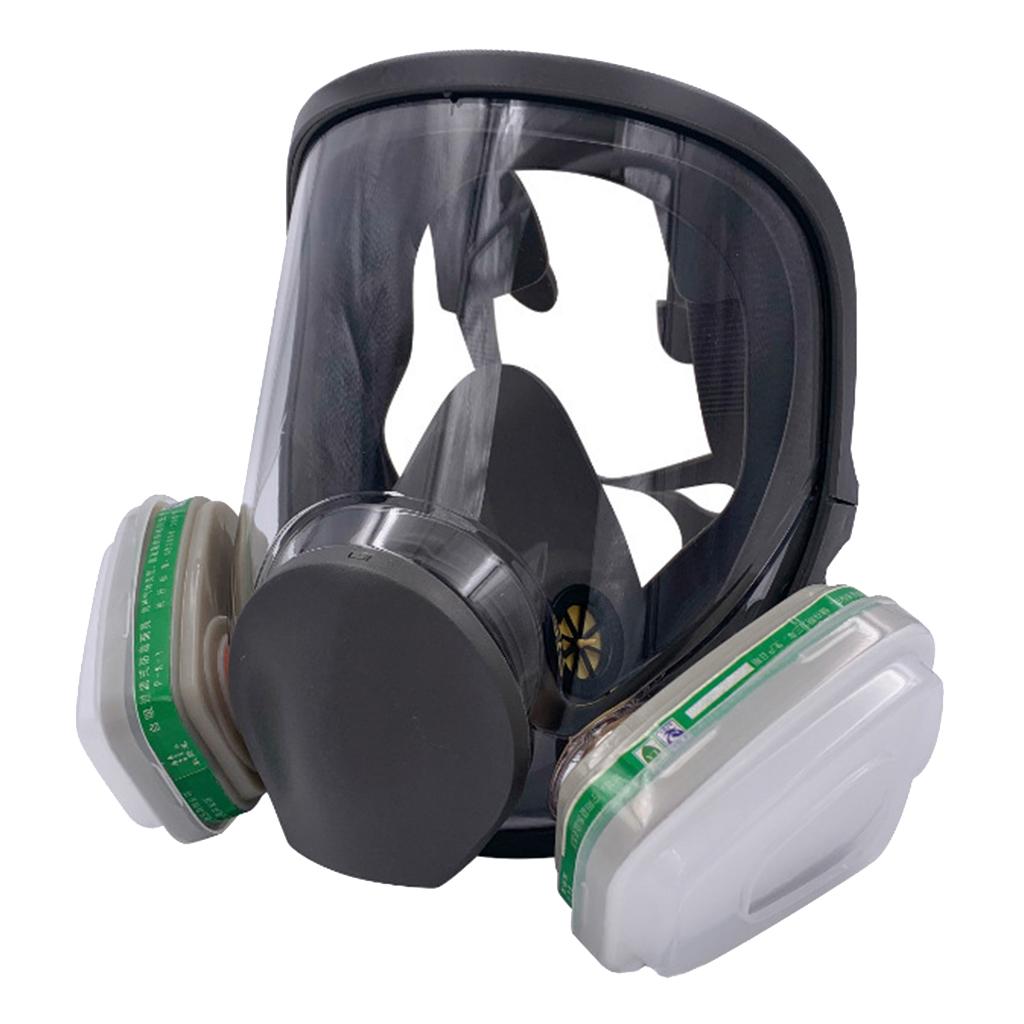 Large Gas Mask 6800 Facepiece Comfortable Silica Gel Head-mounted Adjustable C