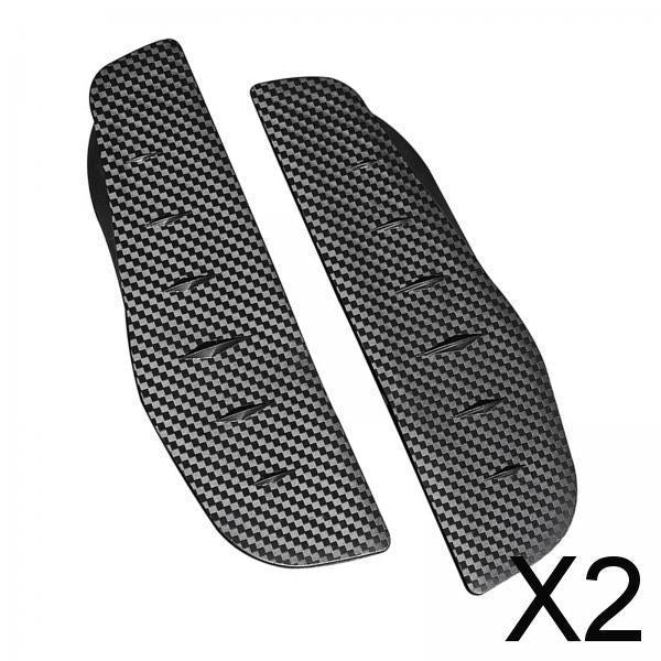 2xCar Rear View Side Mirror Rain Eyebrow Mirror Cover Visor Guard for Car