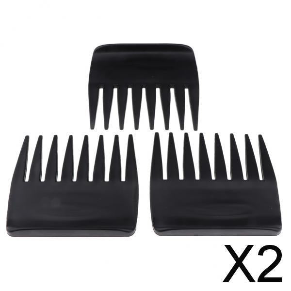 2x3pcs Detangling Hair Comb Hair Conditioning Rake Comb Wide Tooth Hairbrush