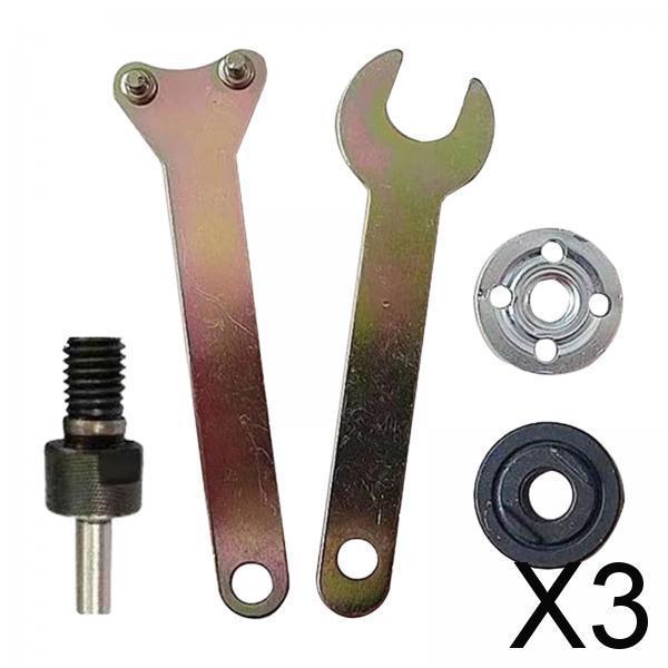 3xElectric Drill Conversion Angle Grinder Set Grinding Easy to Use Accessories Style C