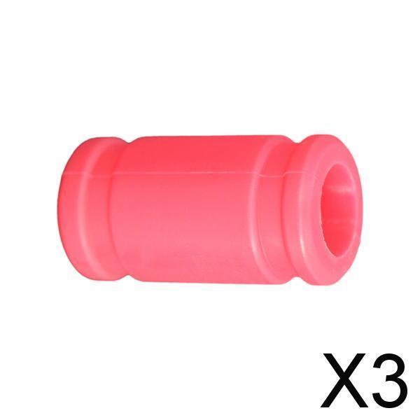 3xRC Exhaust Tube Durable 1/8 Tank Car Exhaust Tube for HSP Replacements 94102 red