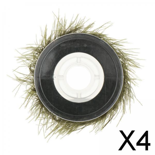 4x65lb Seaweed Carp Rigs Fishing Rig Replacement Fishing Tackle Dark Green