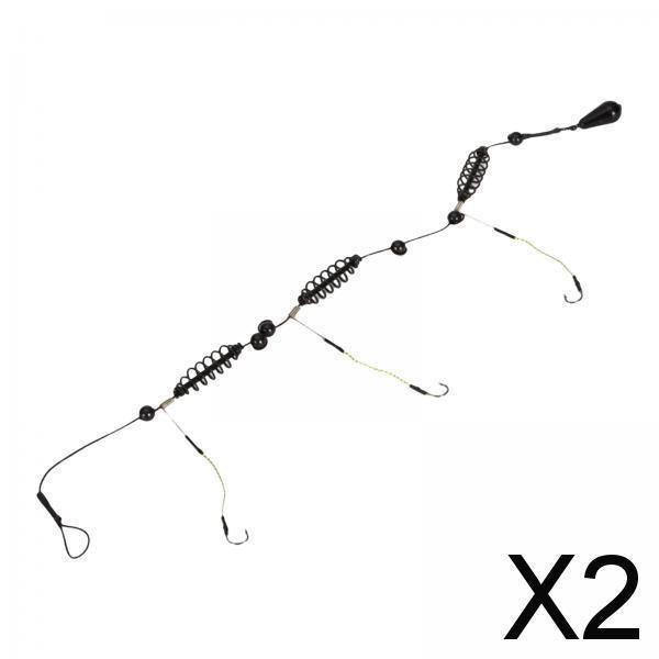 2xBait Cage for Fishing Long Range Throw Fishing Hooks Fishing Accessories 40g