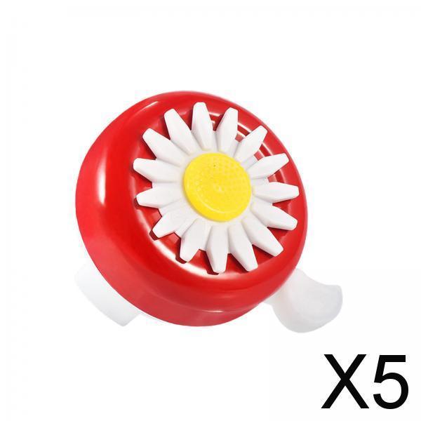 5xBike Bell Durable Small Handlebar Bell for Riding Mountain Bike Accessories