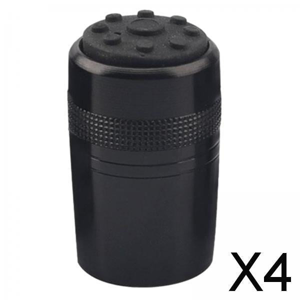 4xFishing Rod Butt Cap Fishing Pole End Cap for Repair Fishing Rod Accessories Black 25mm