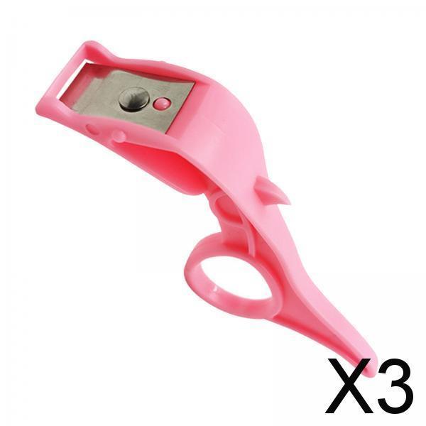 3xOrange Citrus Peeler Portable Fruit Peeling Tool for Cooking Household Party Pink