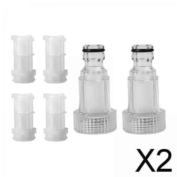 2x6Pcs Water Connector Filter Car Washer Adapter for K2 K3 K4 K5 K6 K7 Series