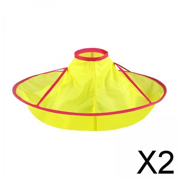 2xKids Haircut Cape Umbrella Reusable Barber Salon Hair Cutting Cape for Kids