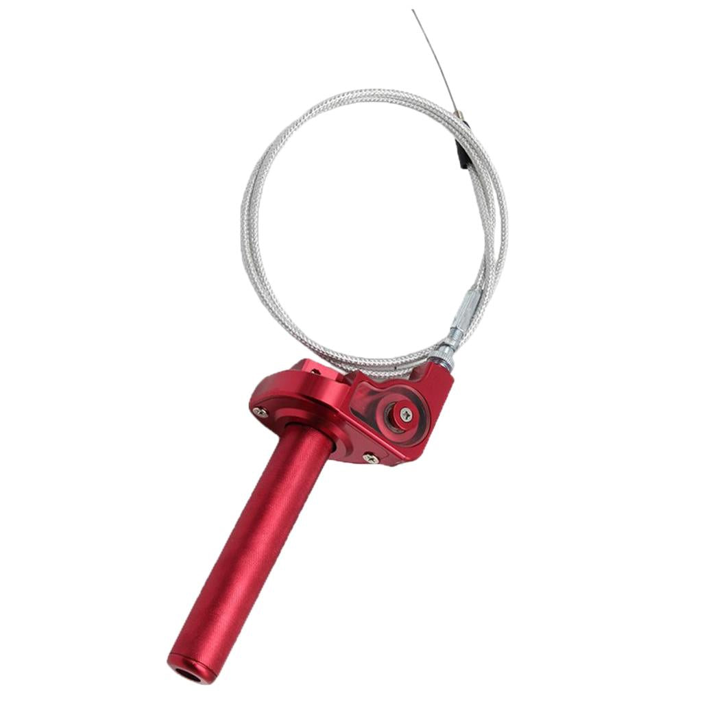 7/8 CNC Twister Throttle Tube Clamp Assembly Cable for Dirt Pit Bike Stomp"