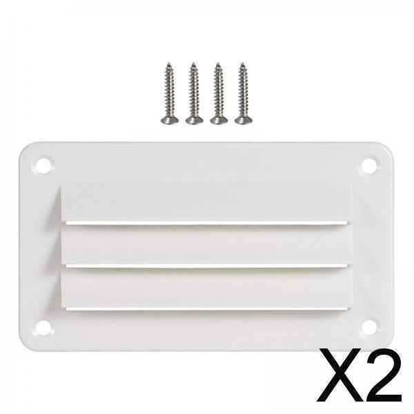 2xExhaust air Vent Ventilators for Caravan RV Boat Marine Durable White
