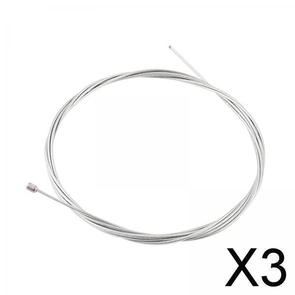 3xBike Shift Cable Durable Bicycle Shifter Cable for Folding Bikes Accessories Argent