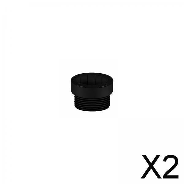 2xPool Umbrella Adapter Insert Swimming Pool Umbrellas Umbrella Sleeve Adapter Black 1pcs