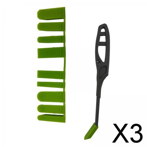 3xGlass Glue Angle Scraper Finishing Tool Kit for Tile Joint Floor Wall Corner