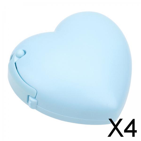 4xEyelash Tape Cutter Adhesive Tape Holder for Gift Wrapping Grafting Eyelash Blue