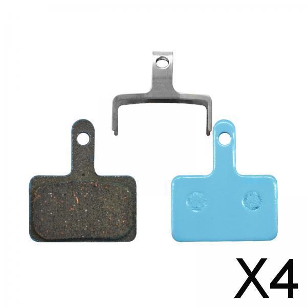 4xBike Bicycle Disc Brake Pads Mountain Bike No Skid for Shimano Deore Tektro