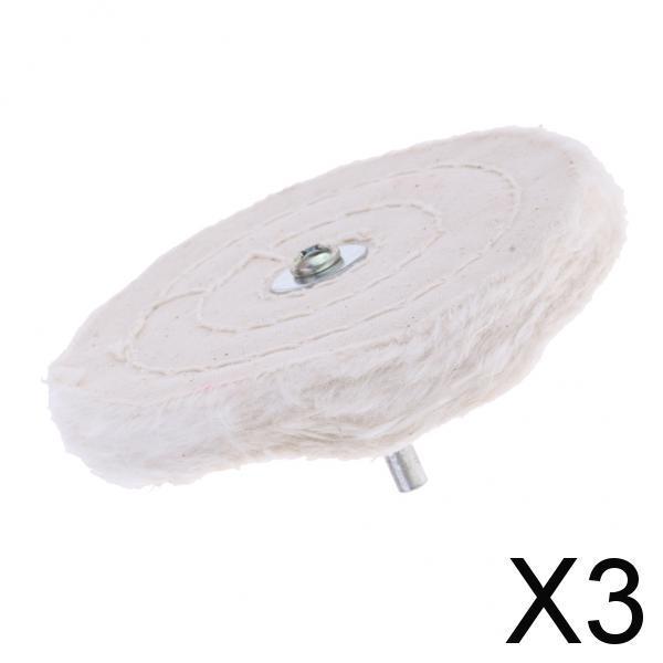 3xBuffing Wheel Multi Size Cloth Polishing Wheel with Shank for Rotary Tool 3