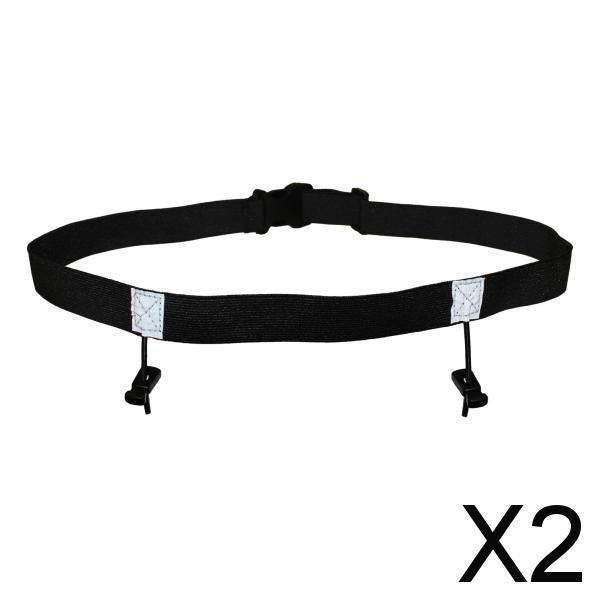 2xRace Number Belt Running Athletes Gym Fitness Sport Accessories Running Belt