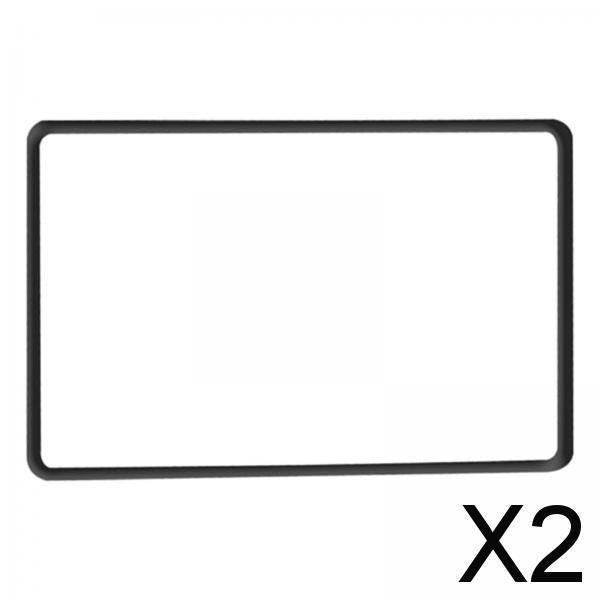 2xNavigation Screen Edge Frame for Tesla Model 3/Y Decor Frame Cover Black