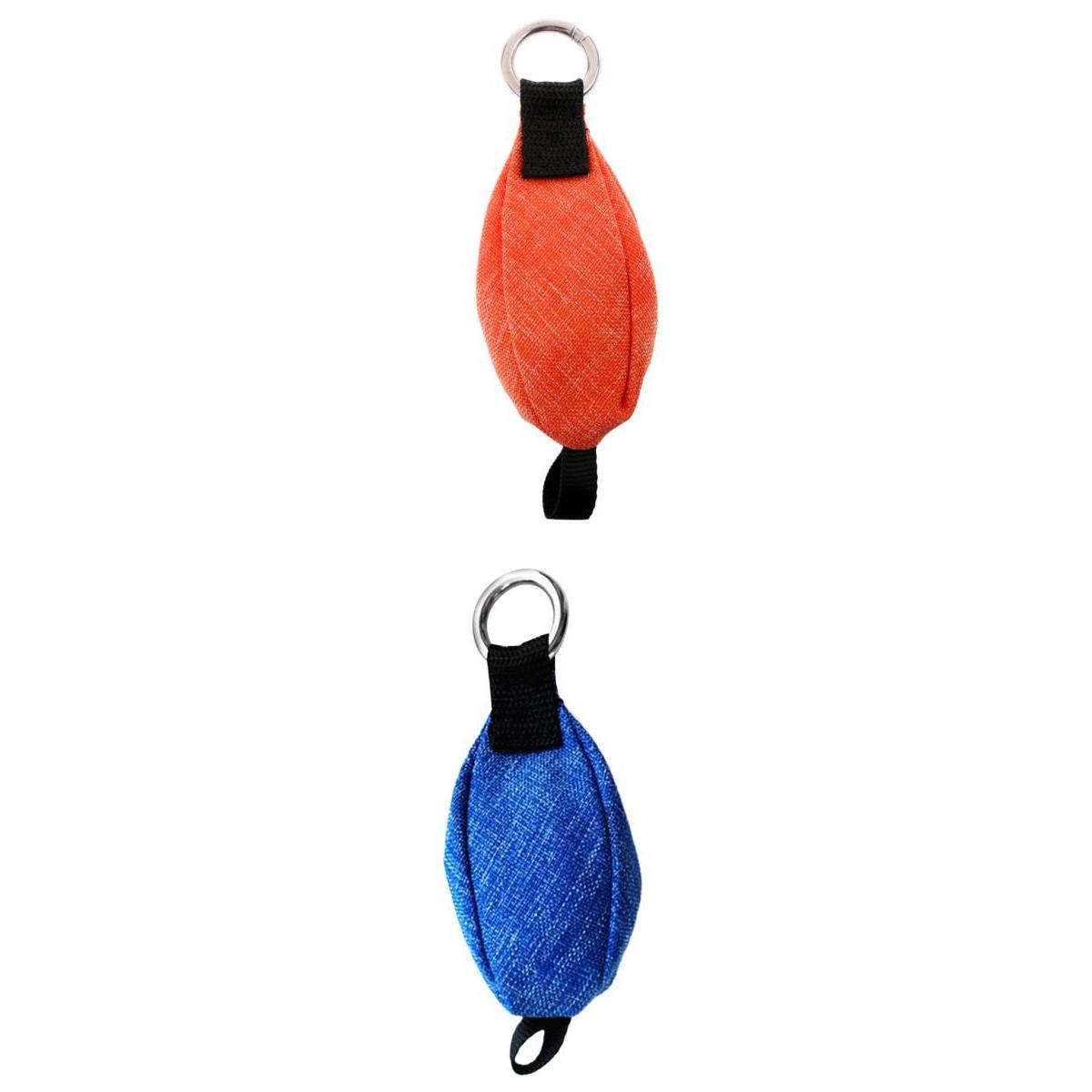 2pcs 250g Rock Climbing Throw Weight Bag Tree Arborist Gear Orange Blue