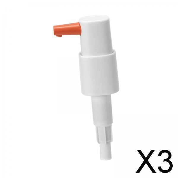 3xSauce Dispenser Pump for Kitchen Ketchup Salad Dressing Oil Small Size White