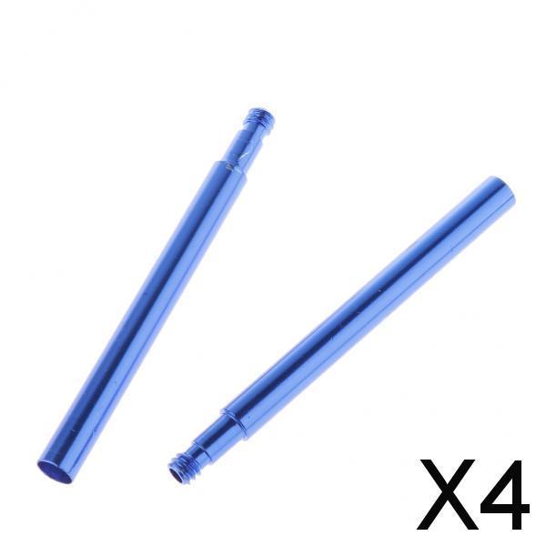 4xRoad Bike Bicycle Presta Valve Extender Extension Adapter Alloy 70mm Blue