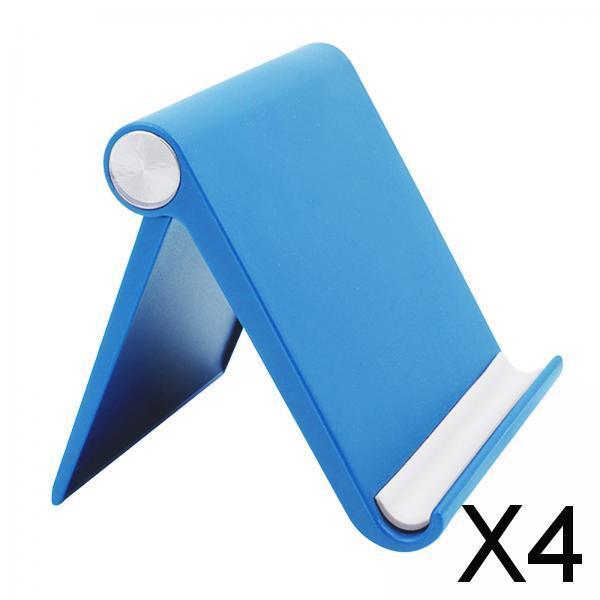 4xUniversal Adjustable Book Tablet Stand Retail Cookbook Holder Desk Blue