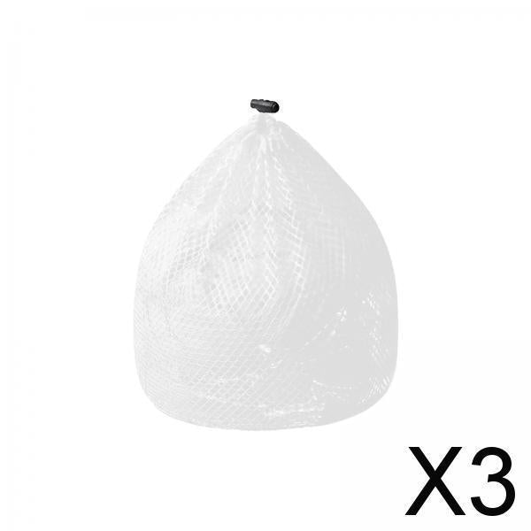 3xMesh Laundry Bag Durable Washing Clothes Mesh Bags for Skirts Tops Stockings 50x60cm