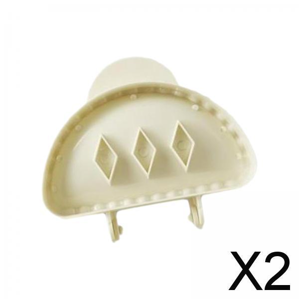 2xMini Hand Pie Maker Holiday Theme Pocket Pie Pan for Party Festivals Potluck semicircle