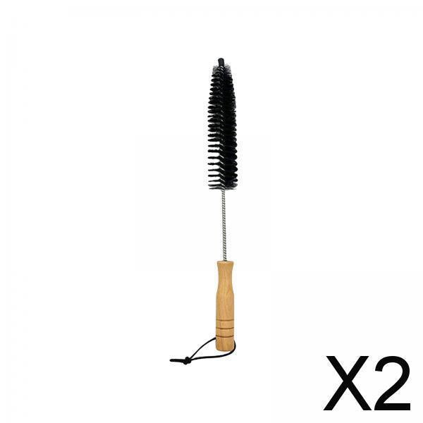 2xClothes Dryer Vent Brush Universal for Dryer Vent Exhaust Vents Refrigerator 40cm half Bristles
