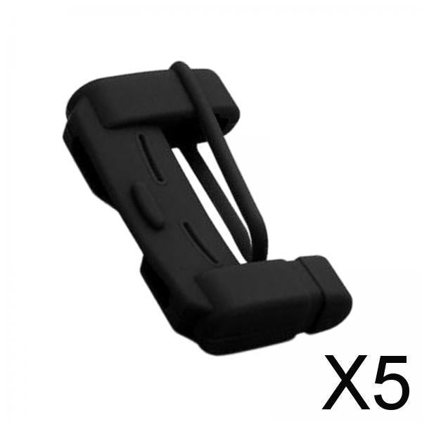 5xCar Seat Belt Buckle Cover for Byd Atto 3 Replaces Interior Accessory Black