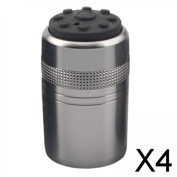 4xFishing Rod Butt Cap Fishing Pole End Cap for Repair Fishing Rod Accessories Gray 25mm