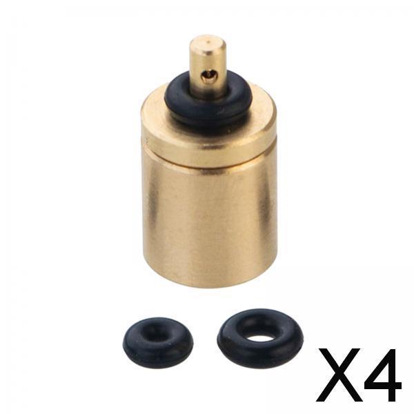 4xGas Refill Adapter Copper Inflation Valve Converter Camping Fishing Backyard 1pcs