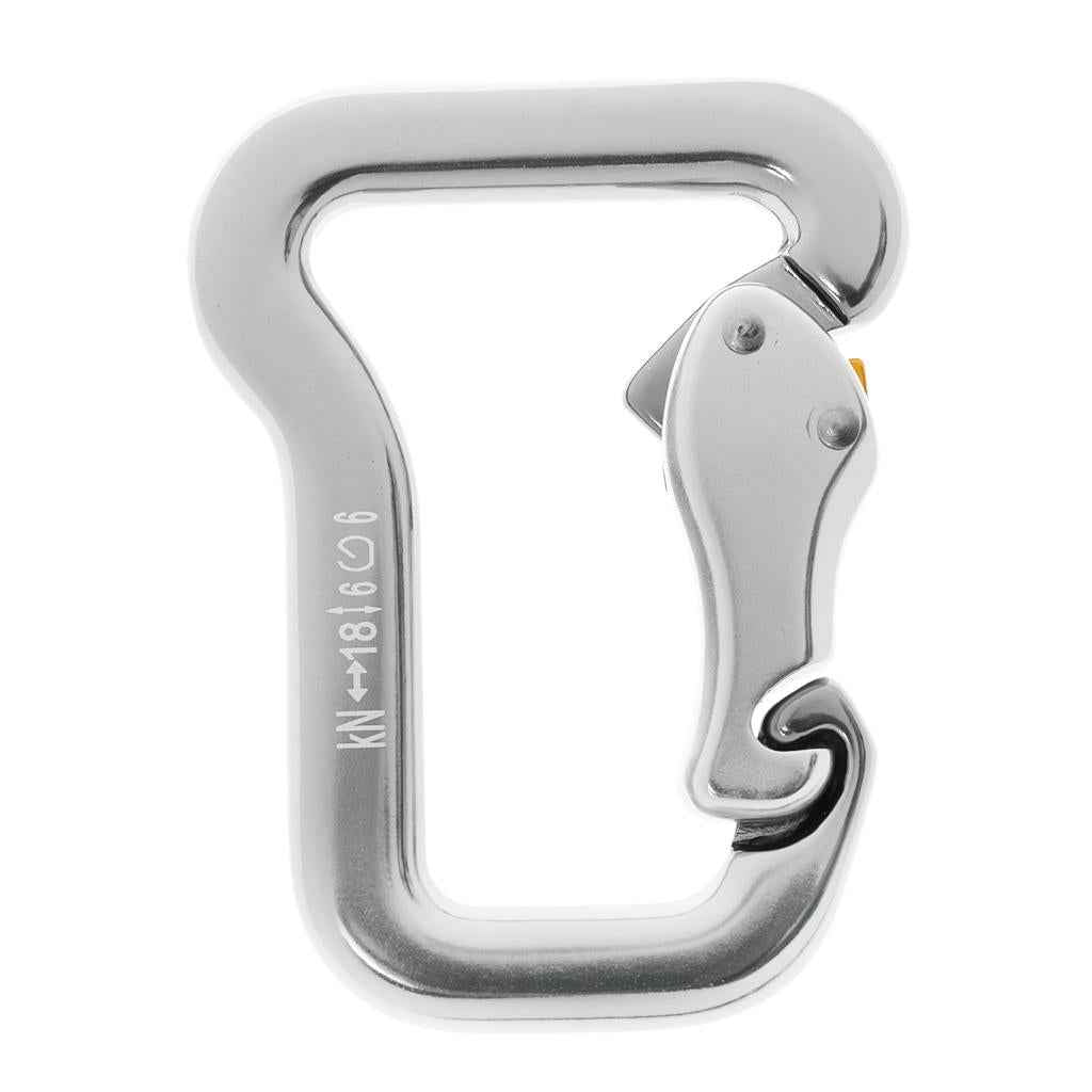 18KN Safety Spring Locking Paraglider Paragliding Carabiner Rock Climbing