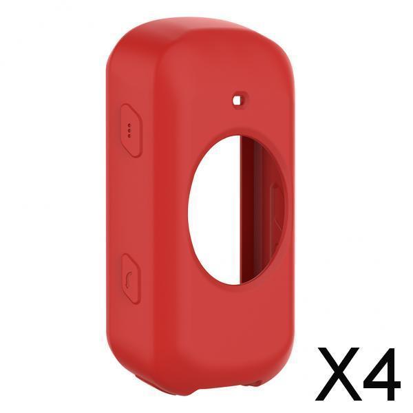 4xBicycle Computer Silicone Protective Cover Case for Garmin edeg 530 Red