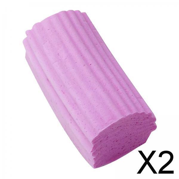 2xDamp Duster Car Wash Sponge Strong Absorbent Multifunctional Cleaning Sponge Violet