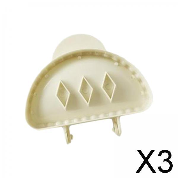 3xMini Hand Pie Maker Holiday Theme Pocket Pie Pan for Party Festivals Potluck semicircle