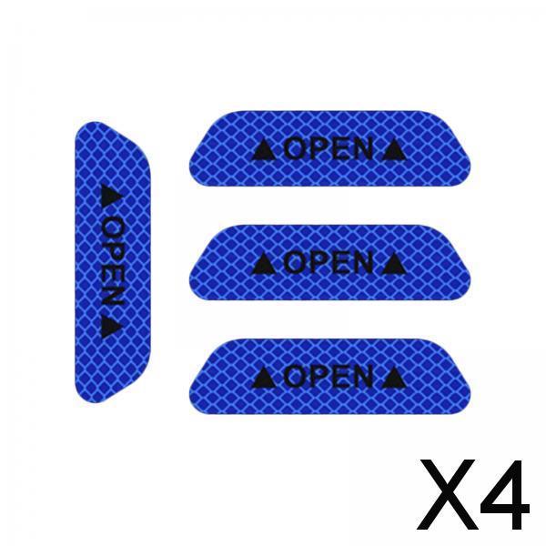 4x4x Reflective Tape Strong Adhesion for Vehicles Motorcycle Automotive Blue
