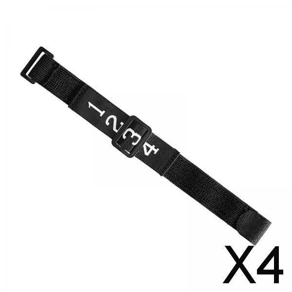 4xFootball Chain Clip Football Yard Markers for Men Direct Replacement Premium Black