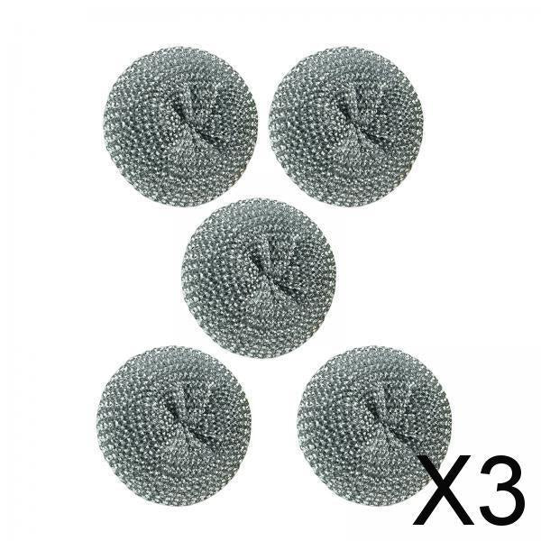 3x5x Cast Iron Skillet Cleaner Kitchen Cleaning Brush for Cleaning Dishes Pans