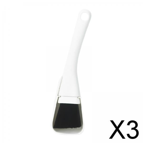 3xWindow Track Cleaning Brush Handheld Groove Cleaning Brush for Home Black