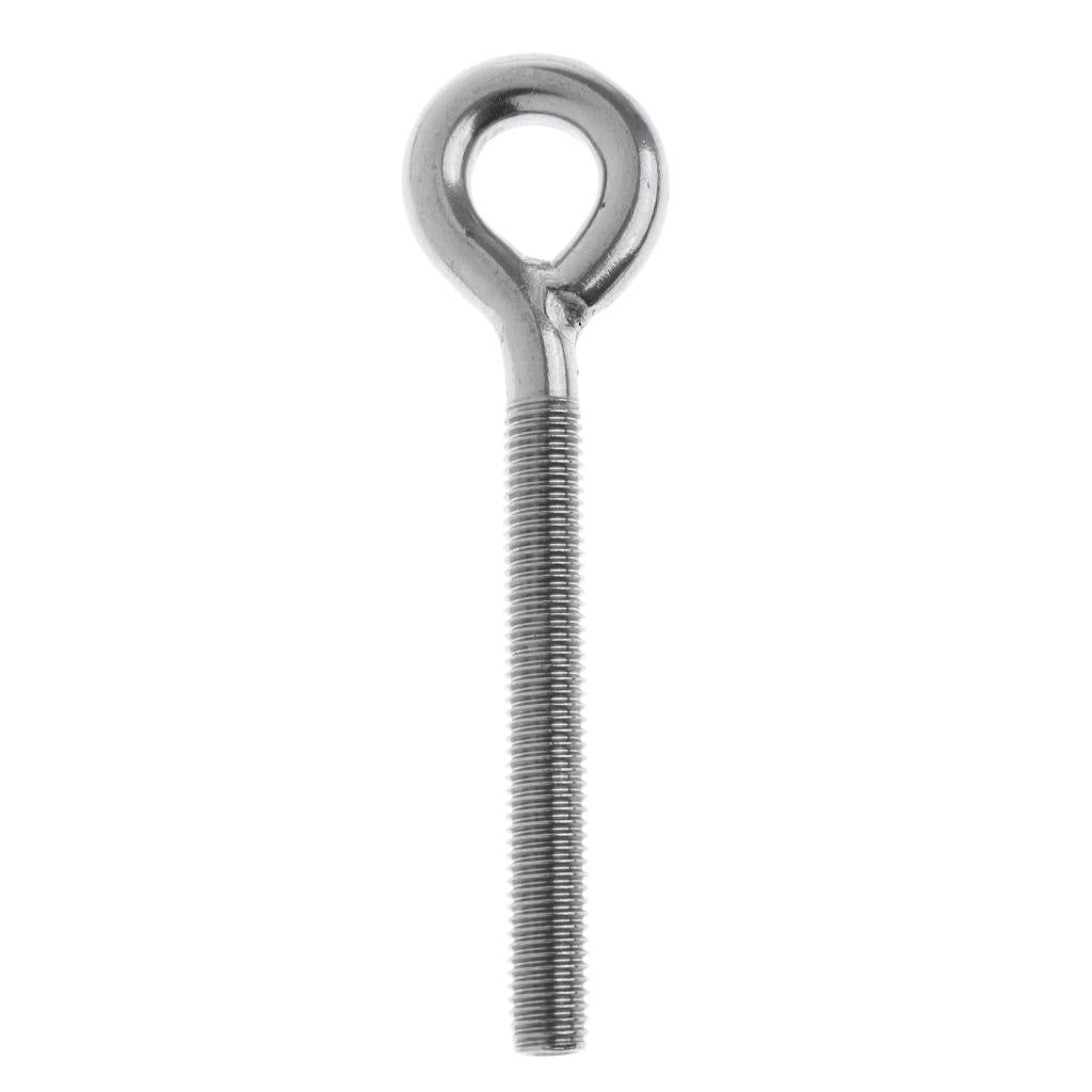Stainless Steel Eyebolt Longshank Long Thread Welded Eye Bolt Hardware M12