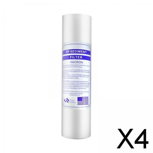 4xReplacement Cartridge 10 Replace Cartridge Filters Whole House Water Filter 1 Micron"