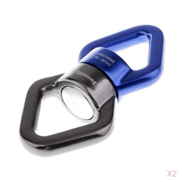 2 Pieces Safety Swivel Rope Connector Device for Climbing Aerial Dance